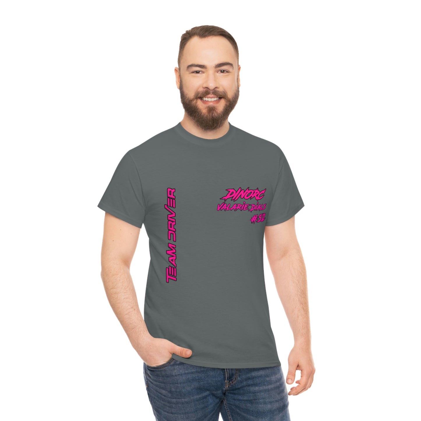 Team Driver Valarie Dials Dino's Divas Front and Back DinoRc Logo T-Shirt S-5x 5 colors