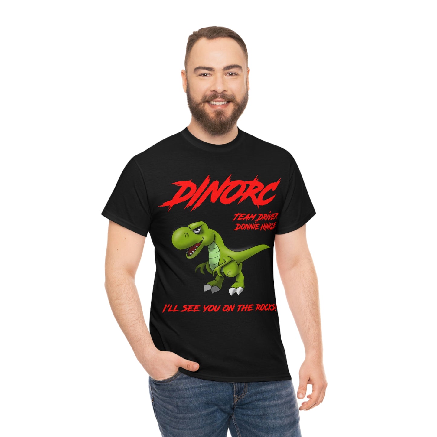 Copy of Team Driver Cody Rowe Front and Back DinoRc Logo T-Shirt S-5x 5 colors