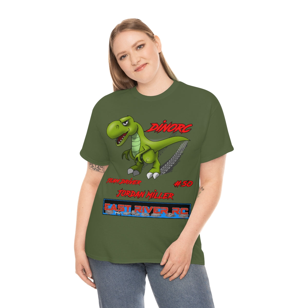 Team Driver Jordan Miller DinoRc Logo T-Shirt S-5x
