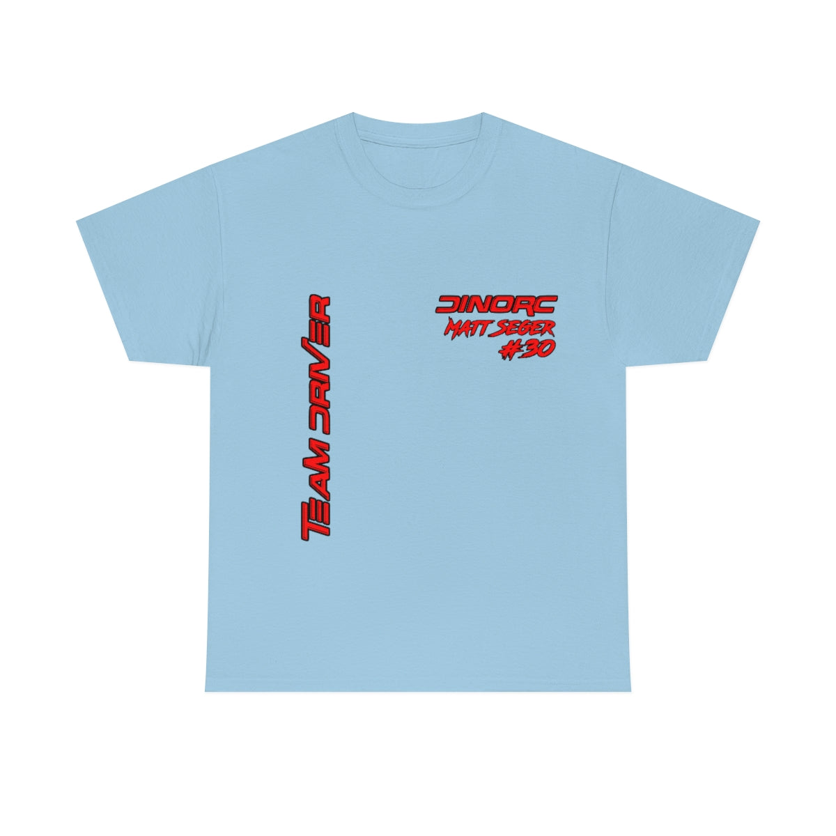 Team Driver Matt Seger Front and Back DinoRc Logo T-Shirt S-5x 5 colors