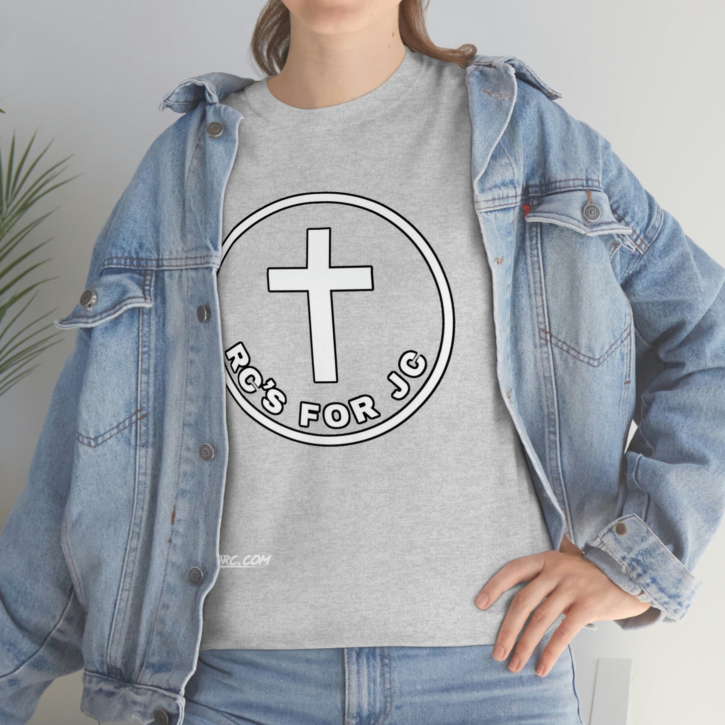 RCSFORJC White Logo 10 color Front only T-Shirt 10 colors S-5x