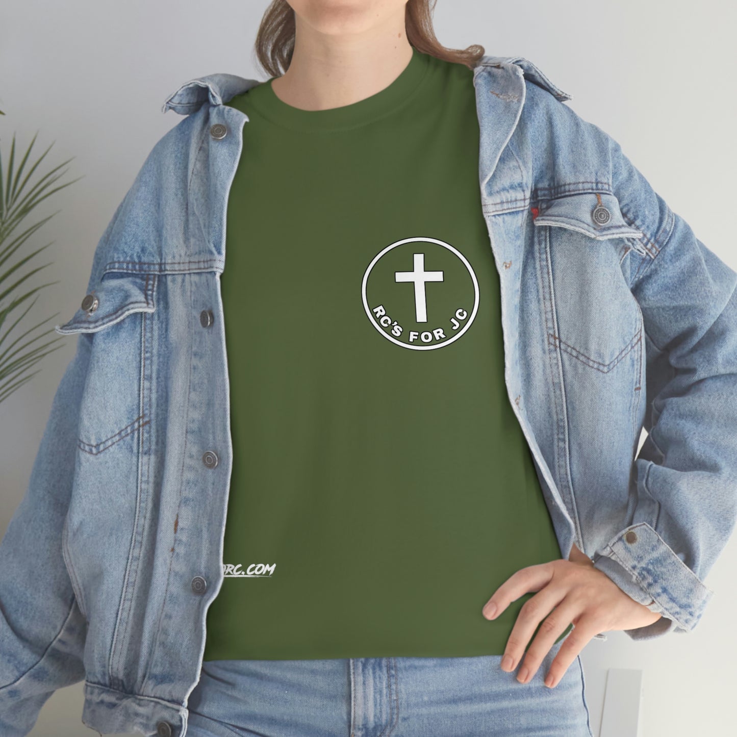 RCSFORJC White Logo Front Back T-Shirt 10 colors S-5x