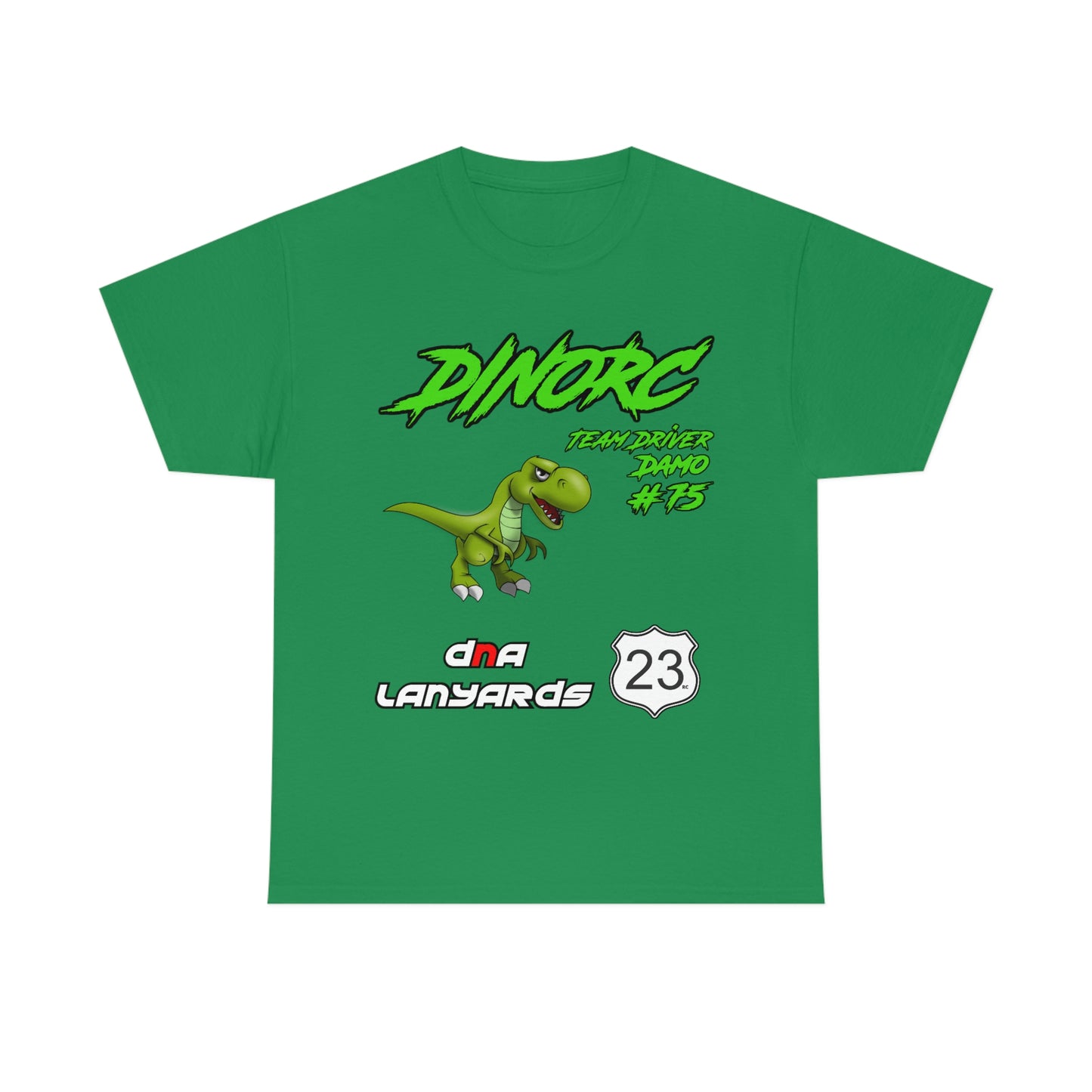 Team Driver DNA Lanyards Front and Back DinoRc Logo T-Shirt S-5x 5 colors
