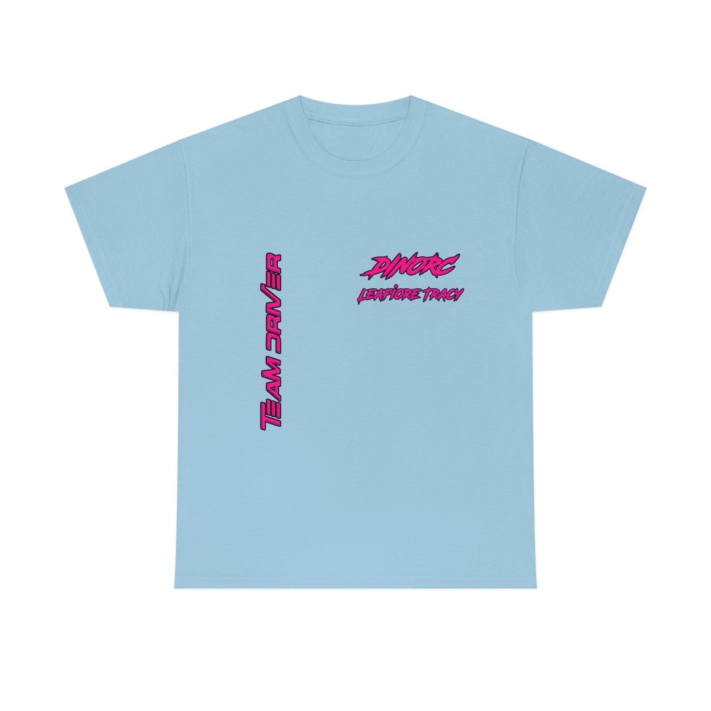 Vertical Team Driver Leafiore Alongi Tracy Dino's Divas Front and Back DinoRc Logo T-Shirt S-5x 5 colors