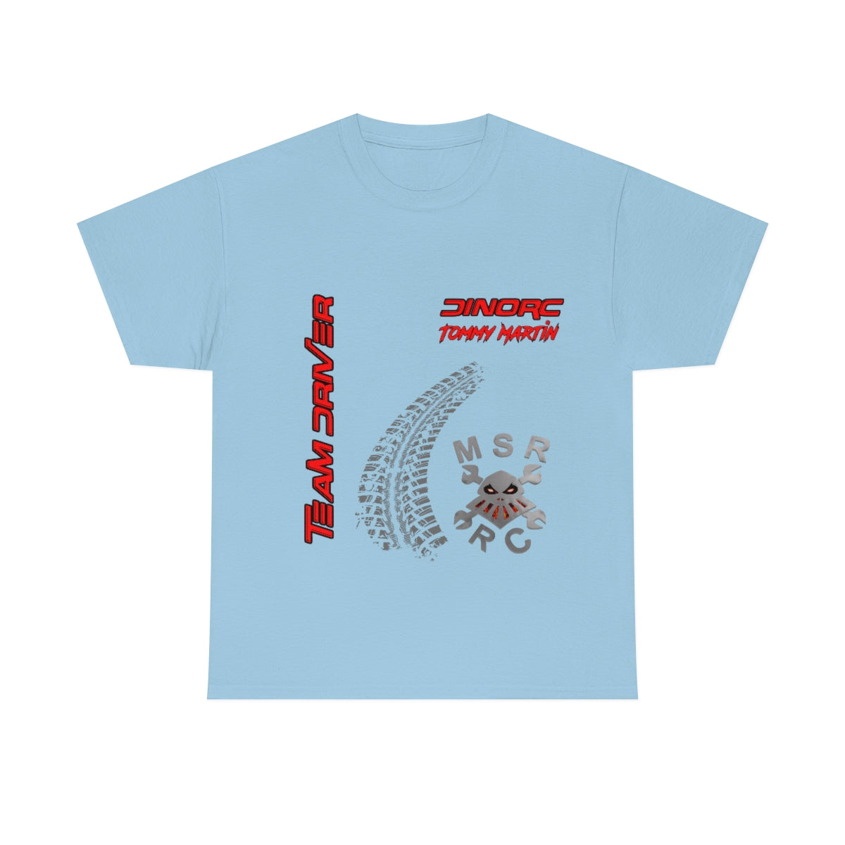 Team Driver Tommy Martin MSR RC Front and Back DinoRc Logo T-Shirt S-5x 5 colors