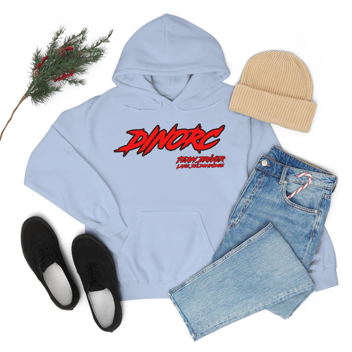 Tean Driver Lane Seldomridge DinoRC Logo Hooded Sweatshirt Heavy Blend™ Hooded Sweatshirt