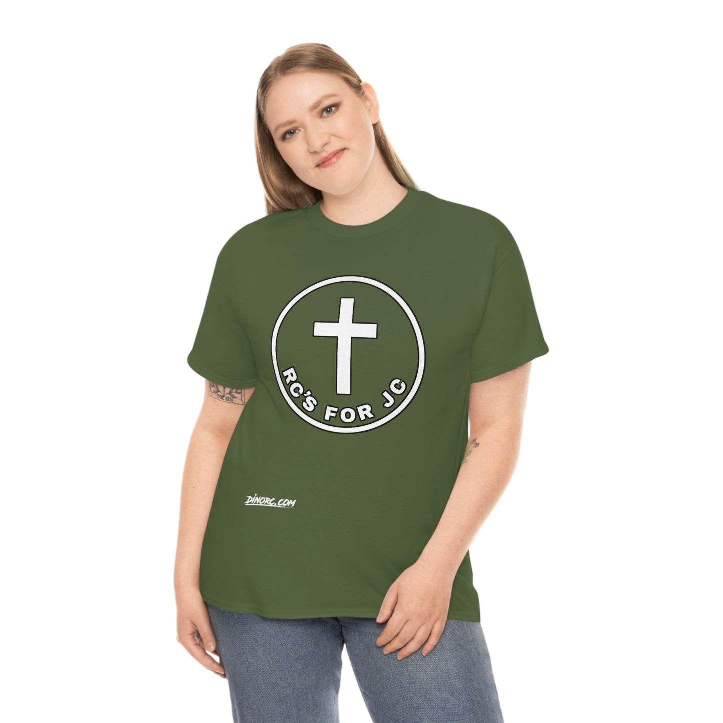 RCSFORJC White Logo 10 color Front only T-Shirt 10 colors S-5x