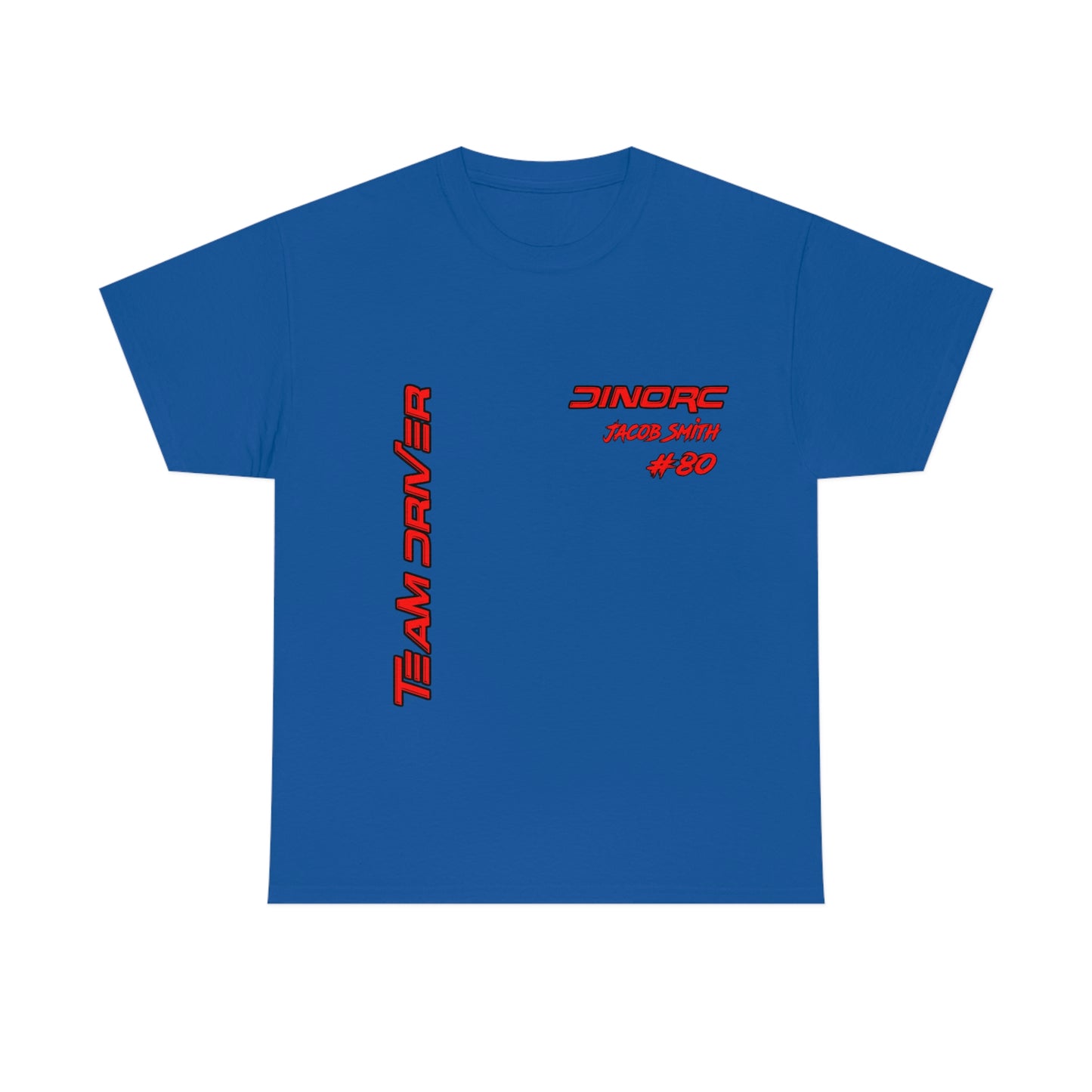 Team Driver Jacob Smith Front and Back DinoRc Logo T-Shirt S-5x 5 colors