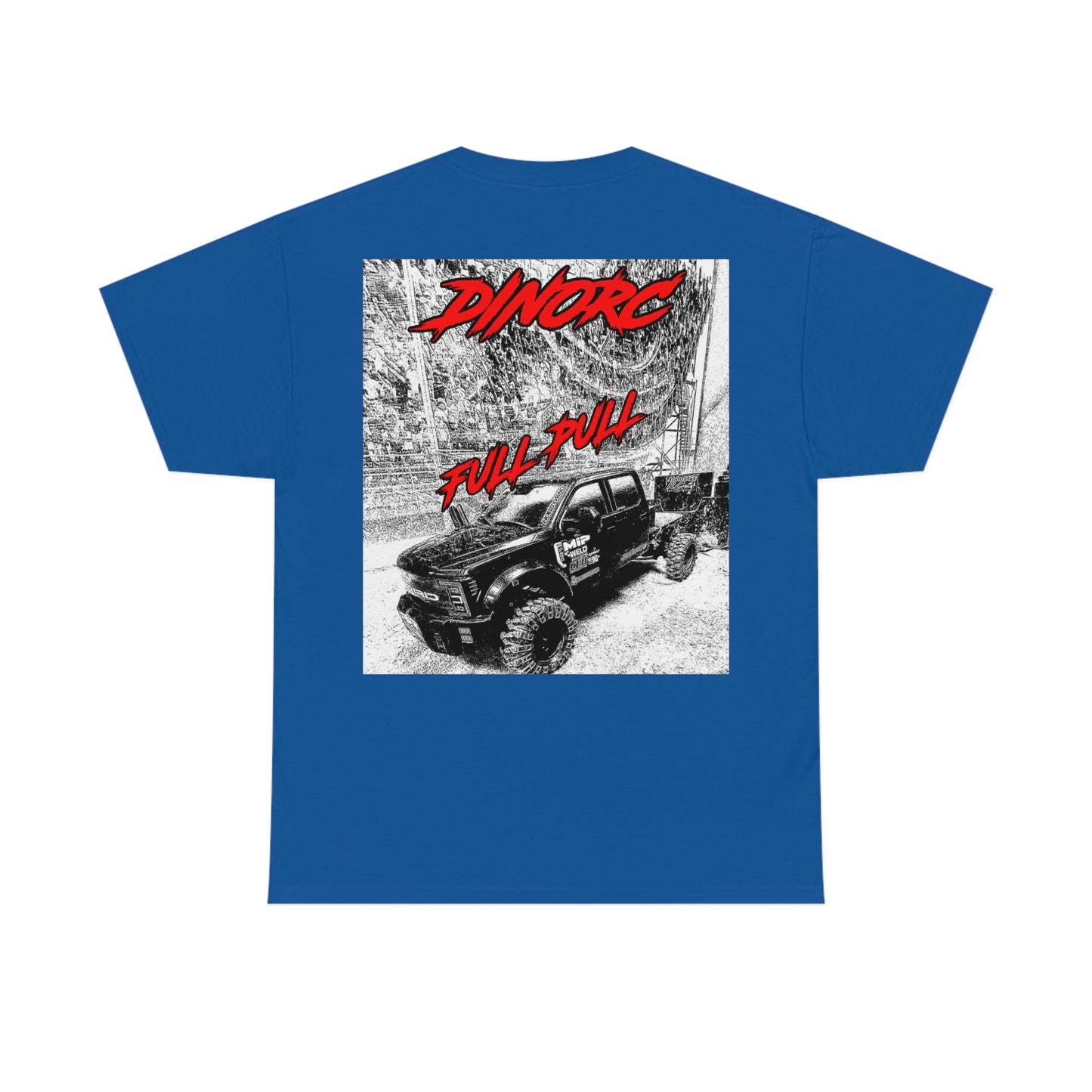 FULL PULL DinoRc Logo front back T-Shirt S-5x