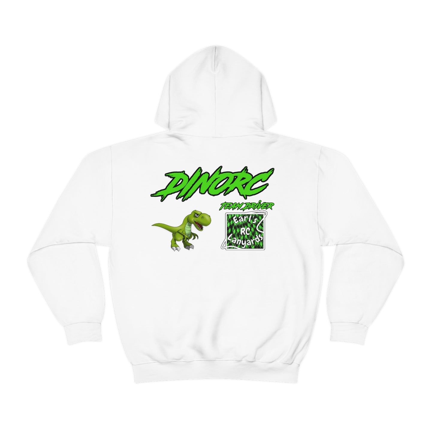 Team Driver Earl's RC Lanyards DinoRC Logo Hooded Sweatshirt Heavy Blend™ Hooded Sweatshirt