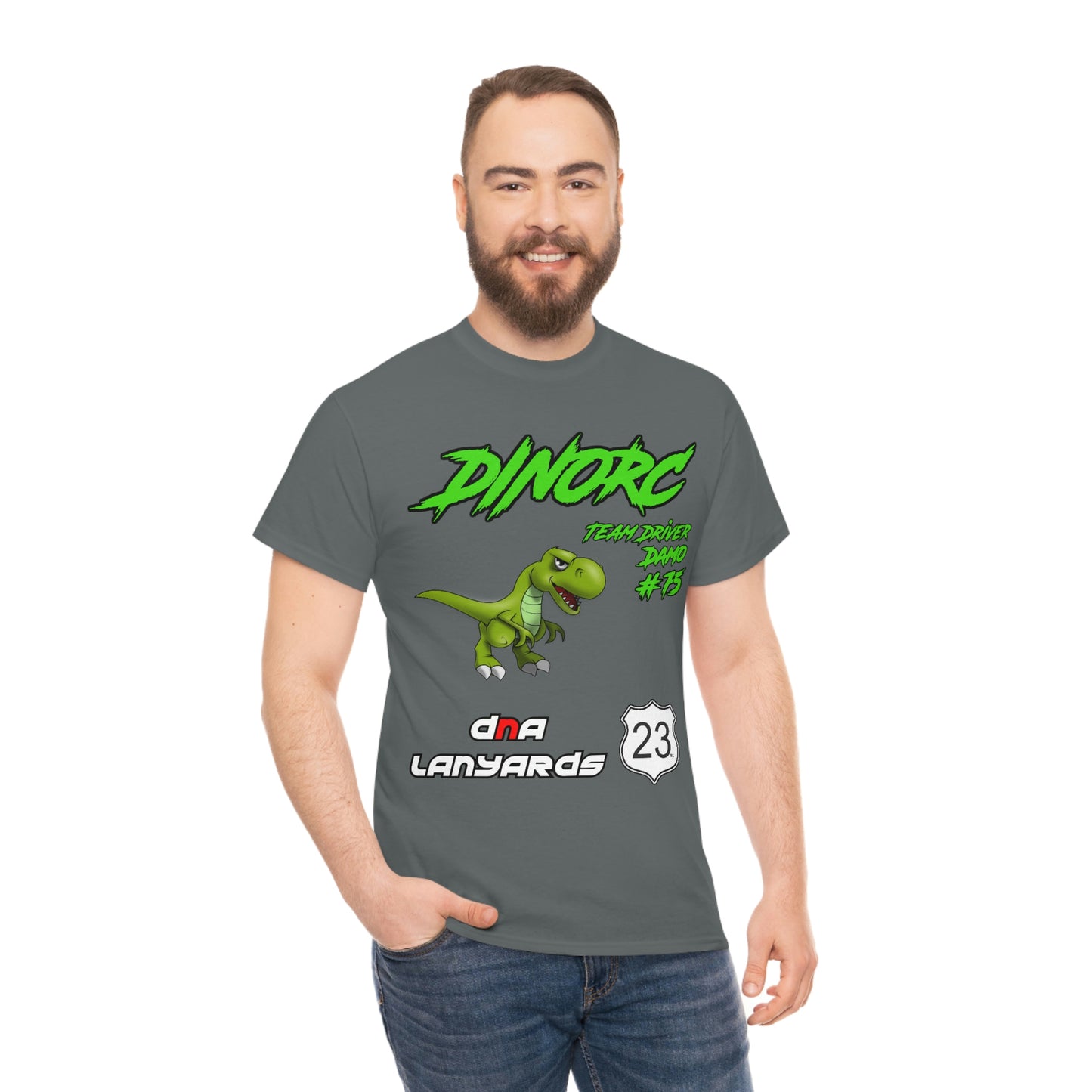 Team Driver DNA Lanyards Front and Back DinoRc Logo T-Shirt S-5x 5 colors