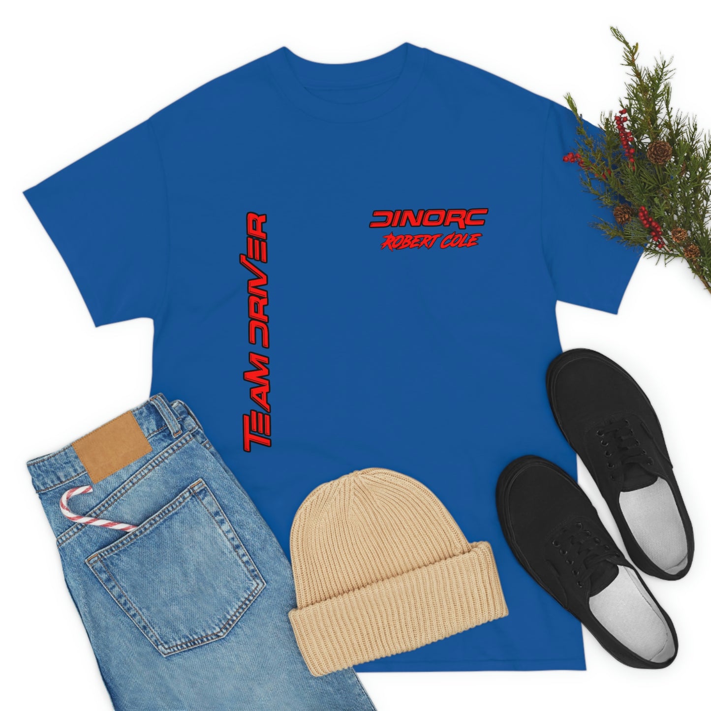 Team Driver Robert Cole Front and Back DinoRc Logo T-Shirt S-5x 5 colors