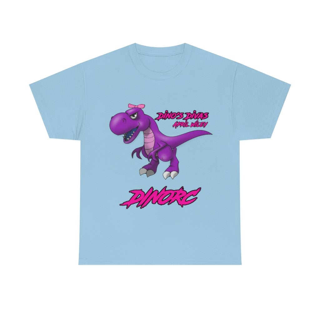 April Wiley Team Driver Dino's Divas DinoRc Logo T-Shirt S-5x