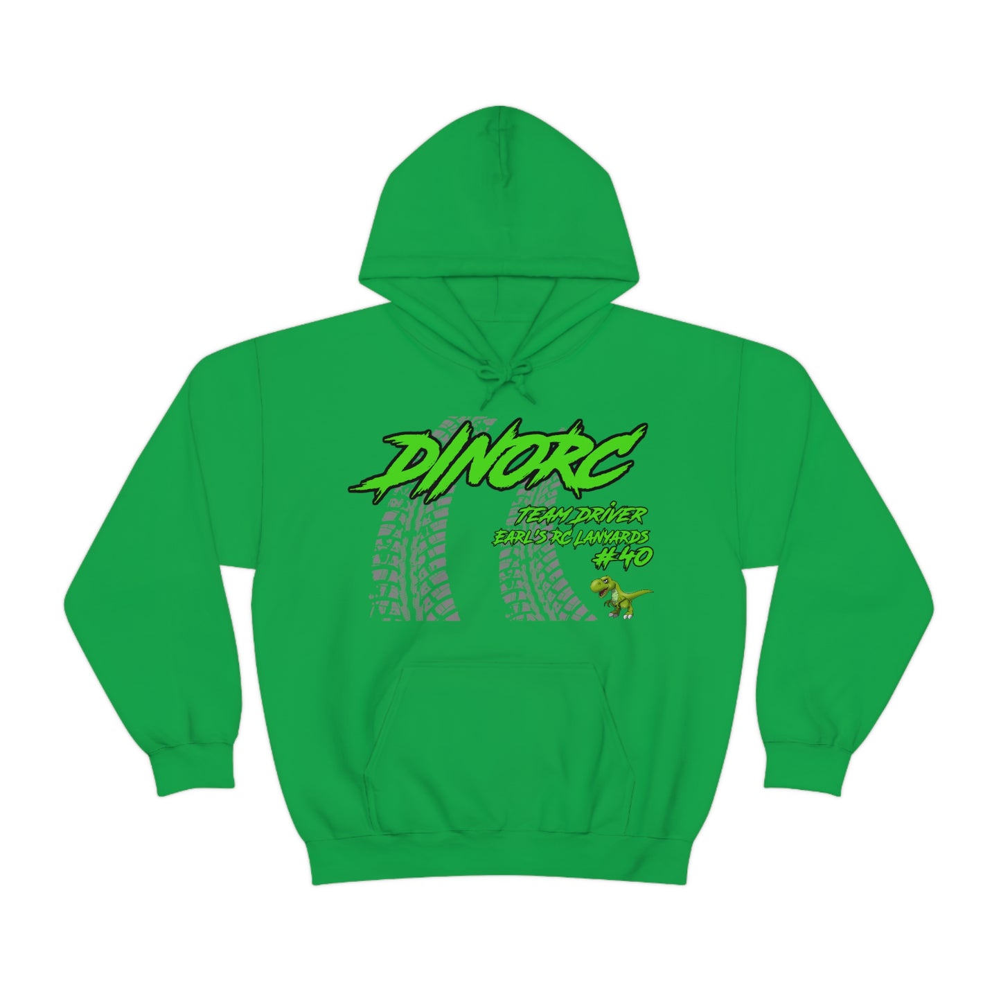 Team Driver Earl's RC Lanyards DinoRC Logo Hooded Sweatshirt Heavy Blend™ Hooded Sweatshirt