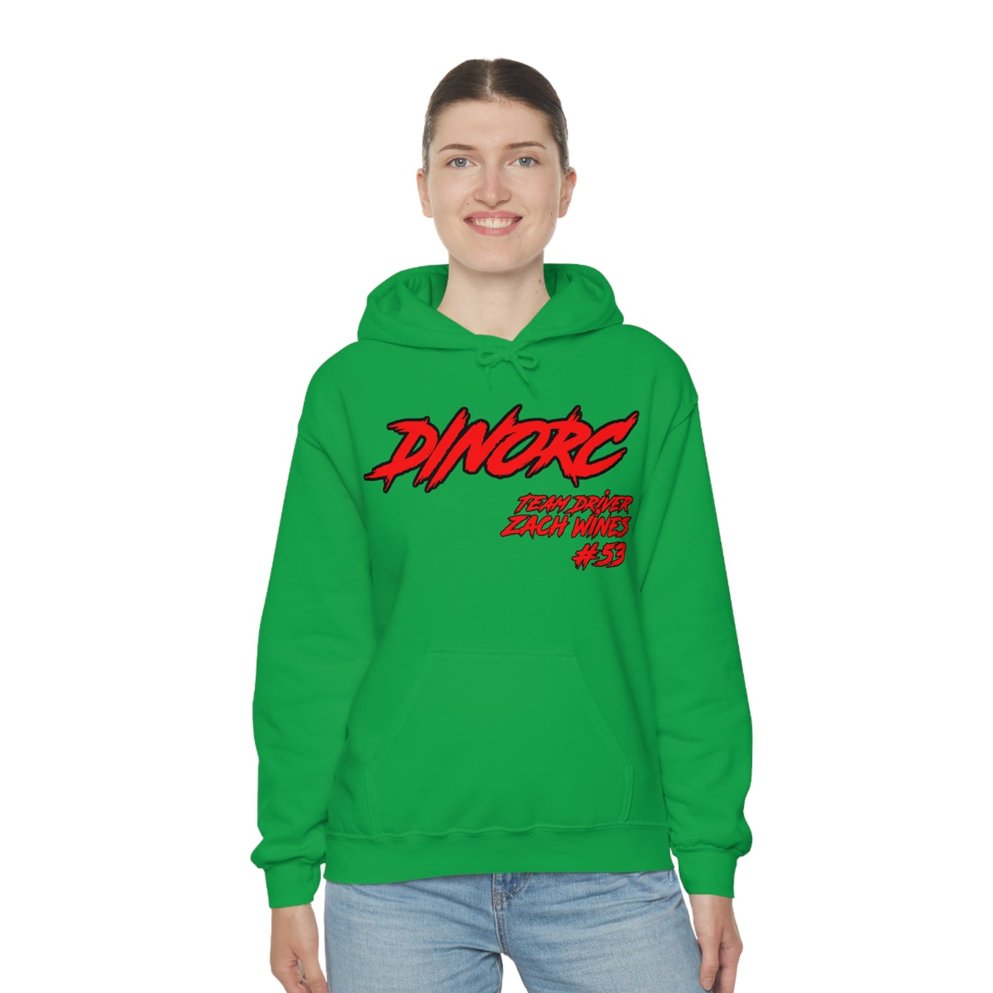 Team Driver Zach Wines DinoRC Logo Hooded Sweatshirt Heavy Blend™ Hooded Sweatshirt