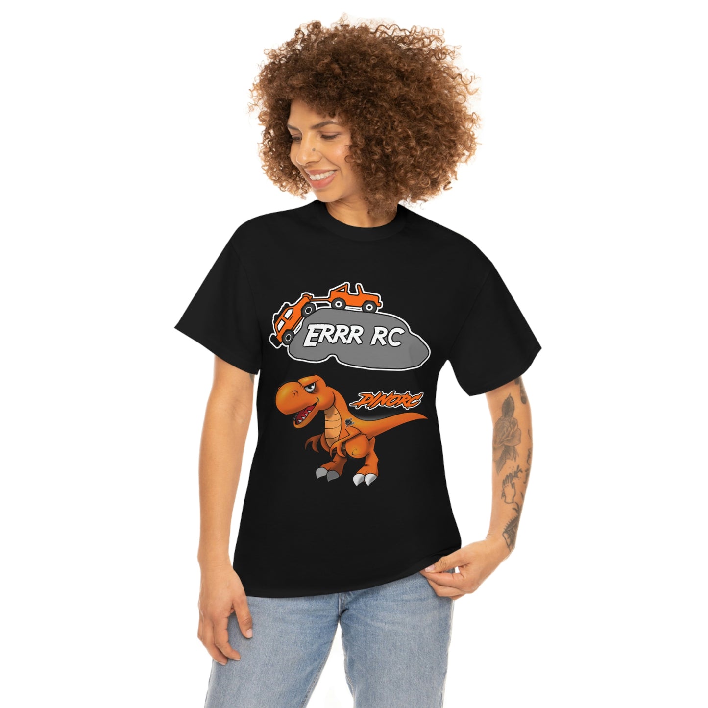Team Driver Jordan Miller ERRR RC Front and Back DinoRc Logo T-Shirt S-5x 5 colors