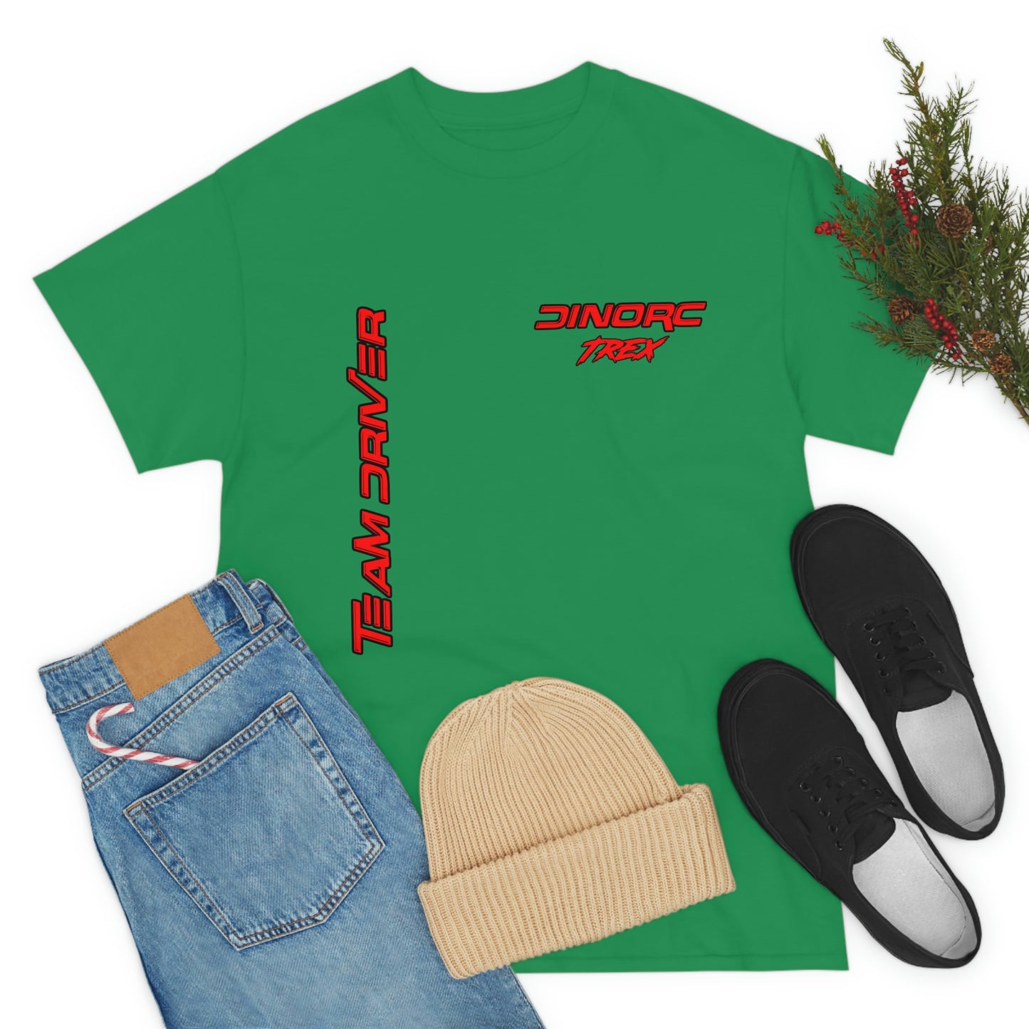 Team Driver Anthony Johnson (TRex) Front and Back DinoRc Logo T-Shirt S-5x 5 colors