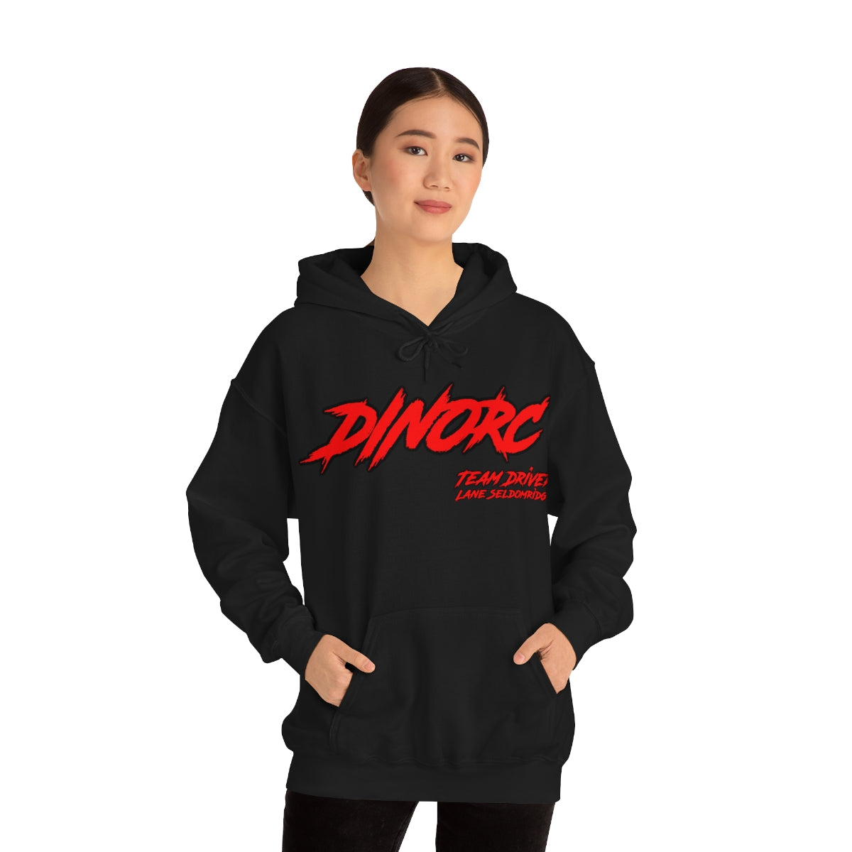 Tean Driver Lane Seldomridge DinoRC Logo Hooded Sweatshirt Heavy Blend™ Hooded Sweatshirt