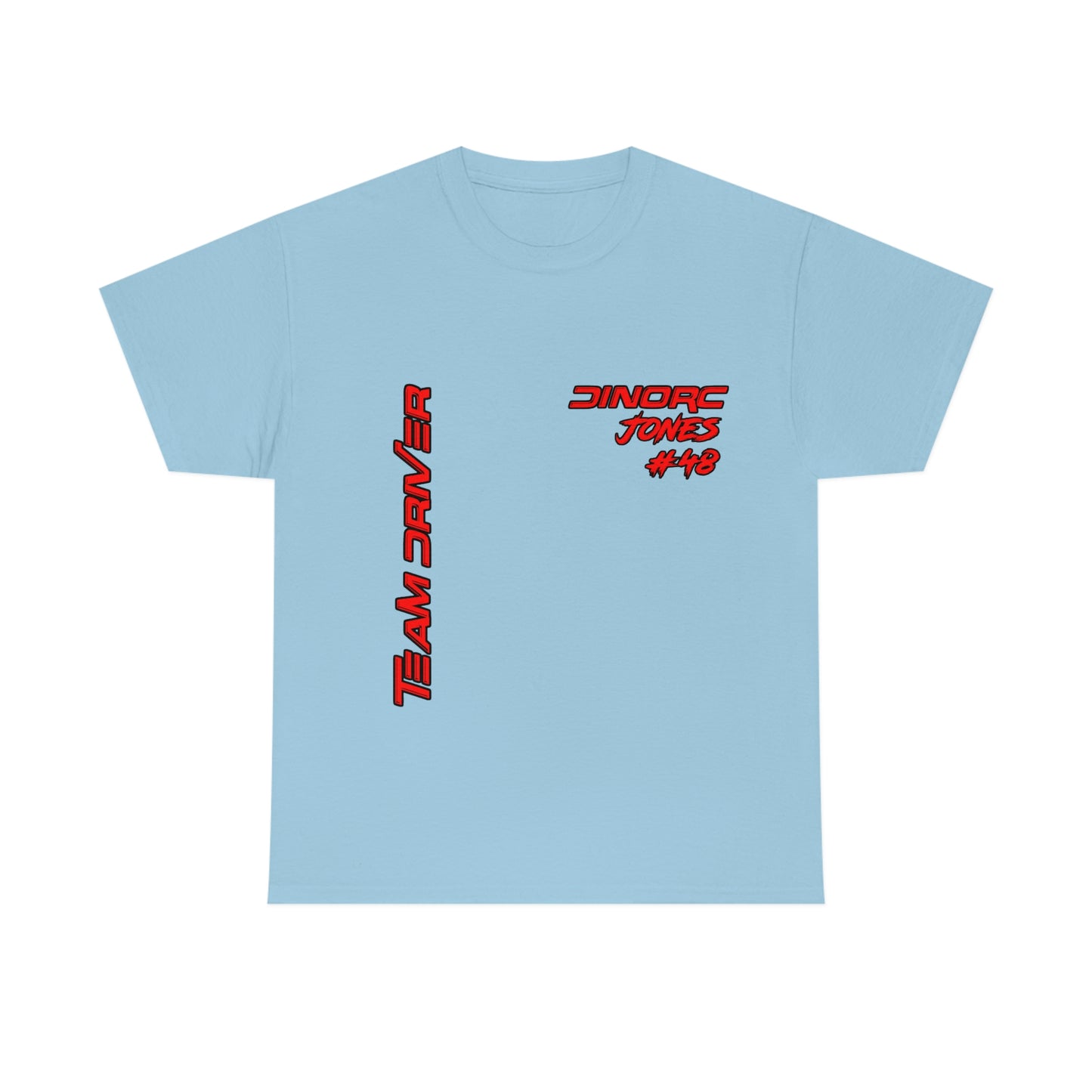 Team Driver Doug Jones Front and Back DinoRc Logo T-Shirt S-5x 5 colors