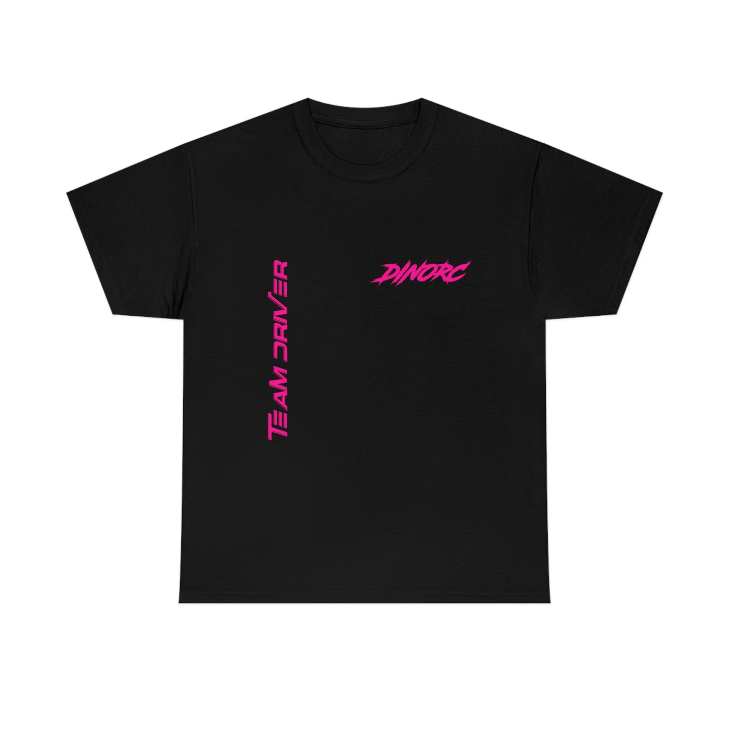 Vertical Team Driver Dino's Divas Front and Back DinoRc Logo T-Shirt S-5x 5 colors