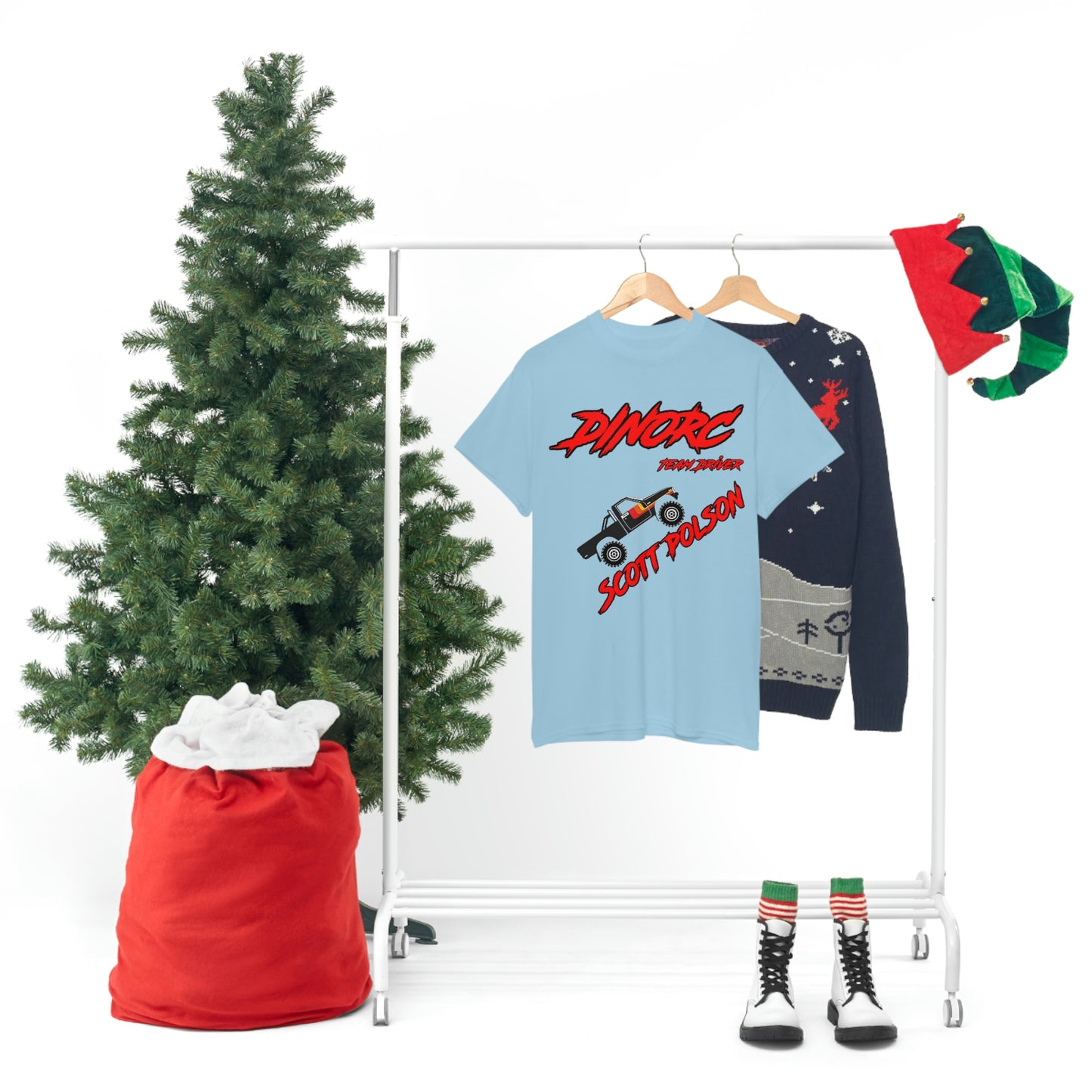 Team Driver Scott Polson truck logo Front and Back DinoRc Logo T-Shirt S-5x 5 colors