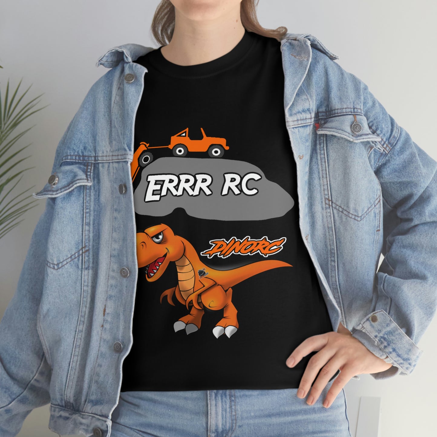ERRR RC DinoRC Team Driver Jordan Miller Front and Back DinoRc Logo T-Shirt S-5x 5 colors