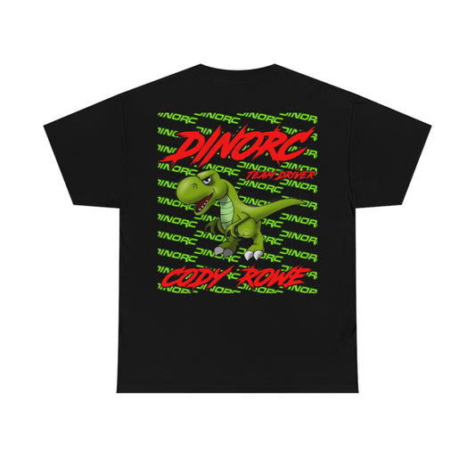 Team Driver Cody Rowe Front and Back DinoRc Logo T-Shirt S-5x 5 colors