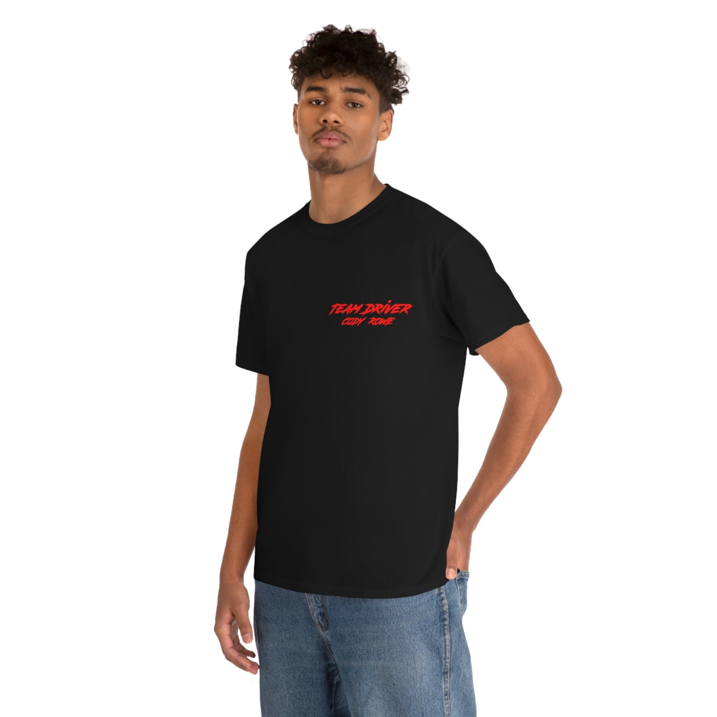 Team Driver Cody Rowe Front Back DinoRc Logo T-Shirt S-5x Black Green