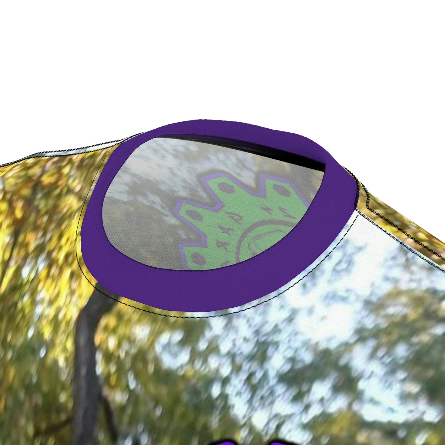 The Reason T Shirt purple Sleeves