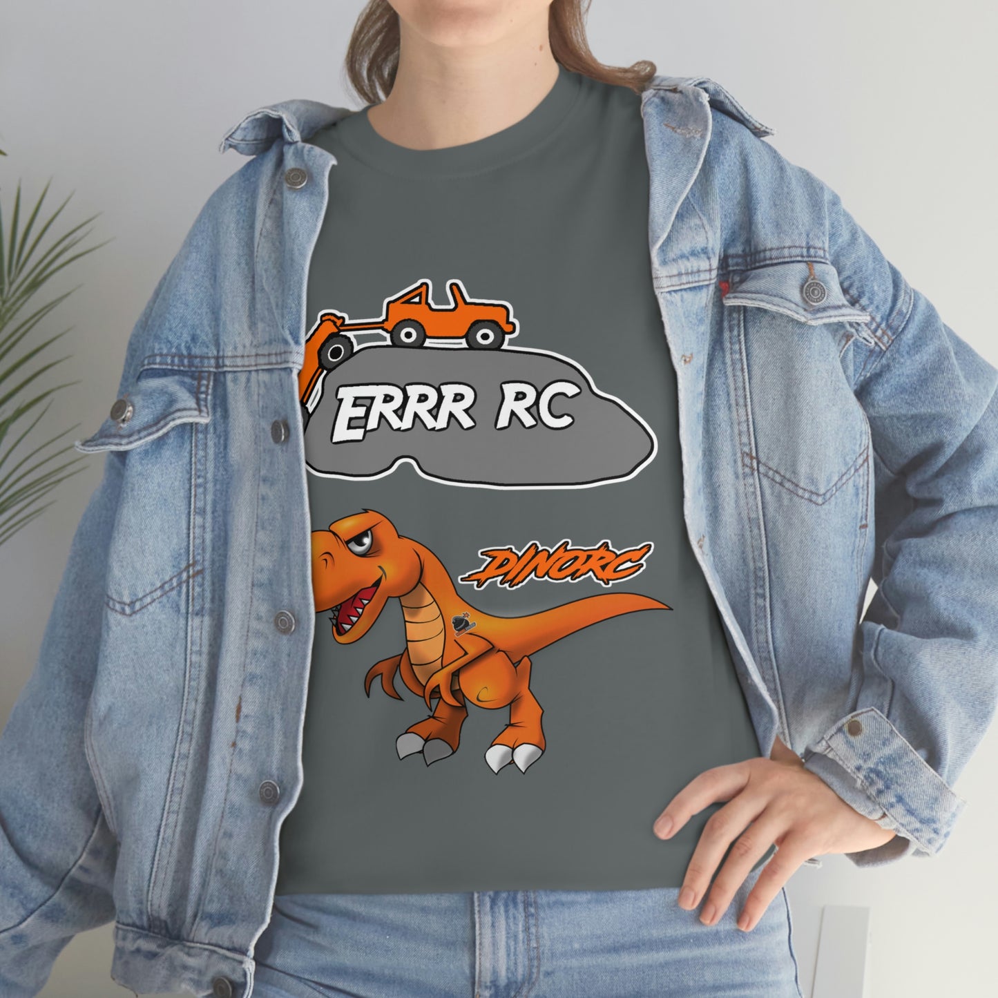 Team Driver Jordan Miller ERRR RC Front and Back DinoRc Logo T-Shirt S-5x 5 colors