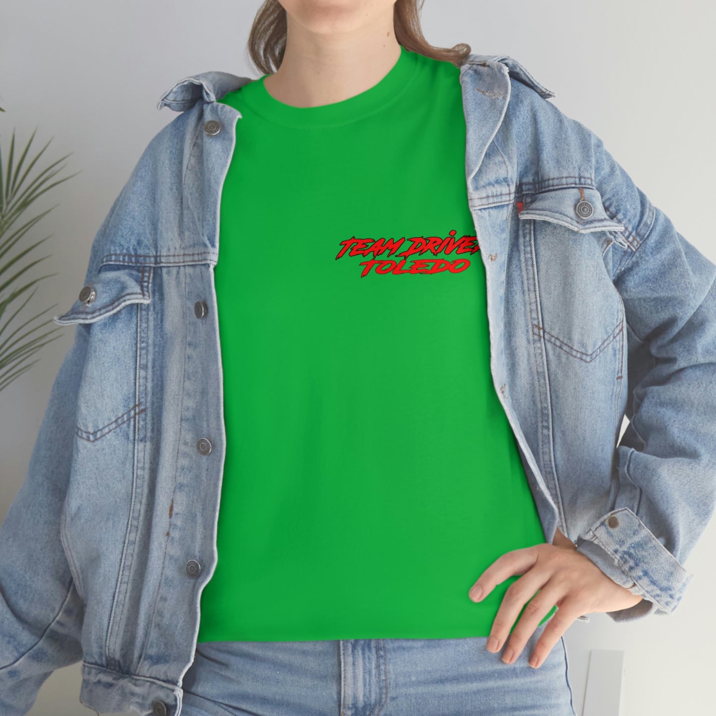 Team Driver Toledo Front Back DinoRc Logo T-Shirt S-5x Black Green