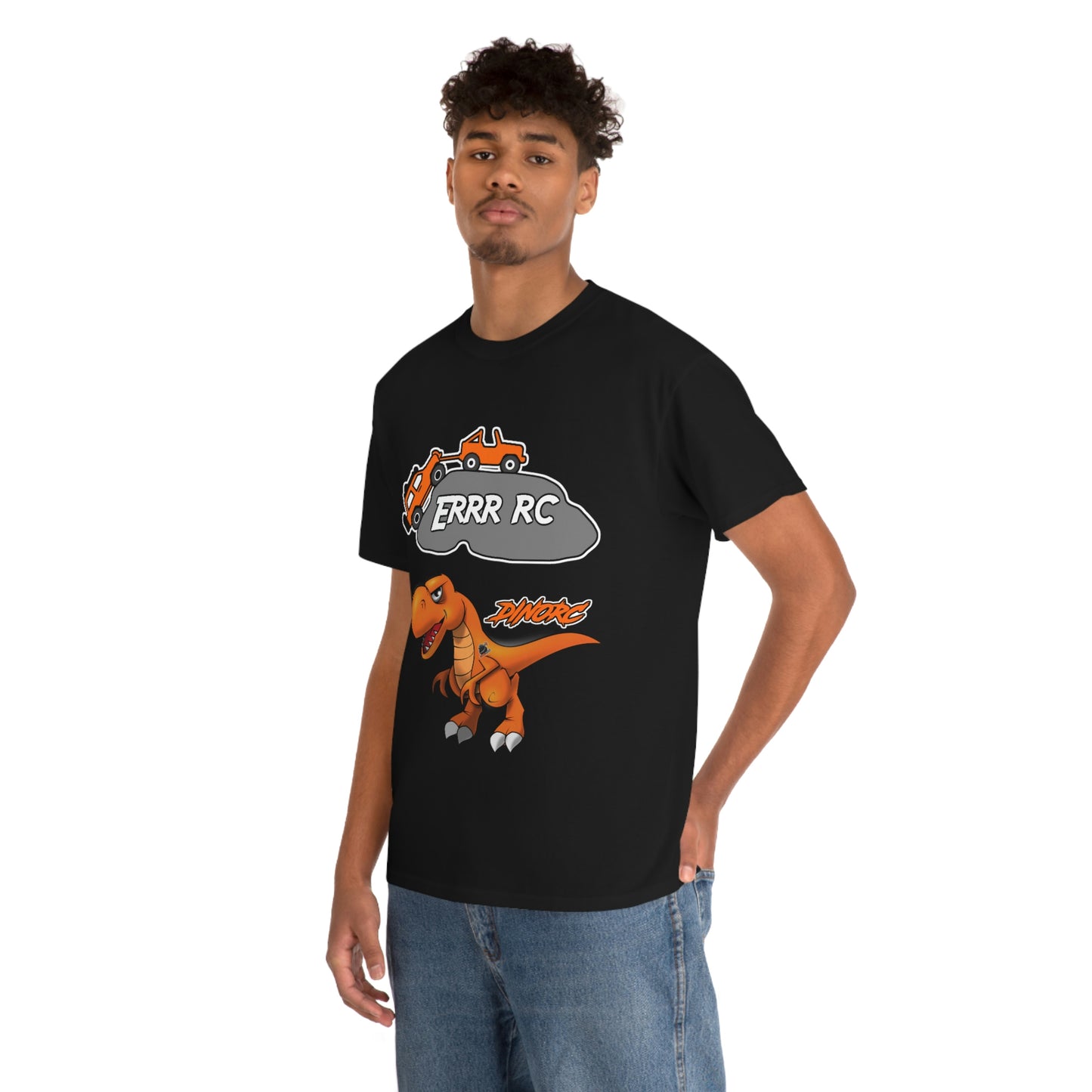 Team Driver Jordan Miller ERRR RC Front and Back DinoRc Logo T-Shirt S-5x 5 colors