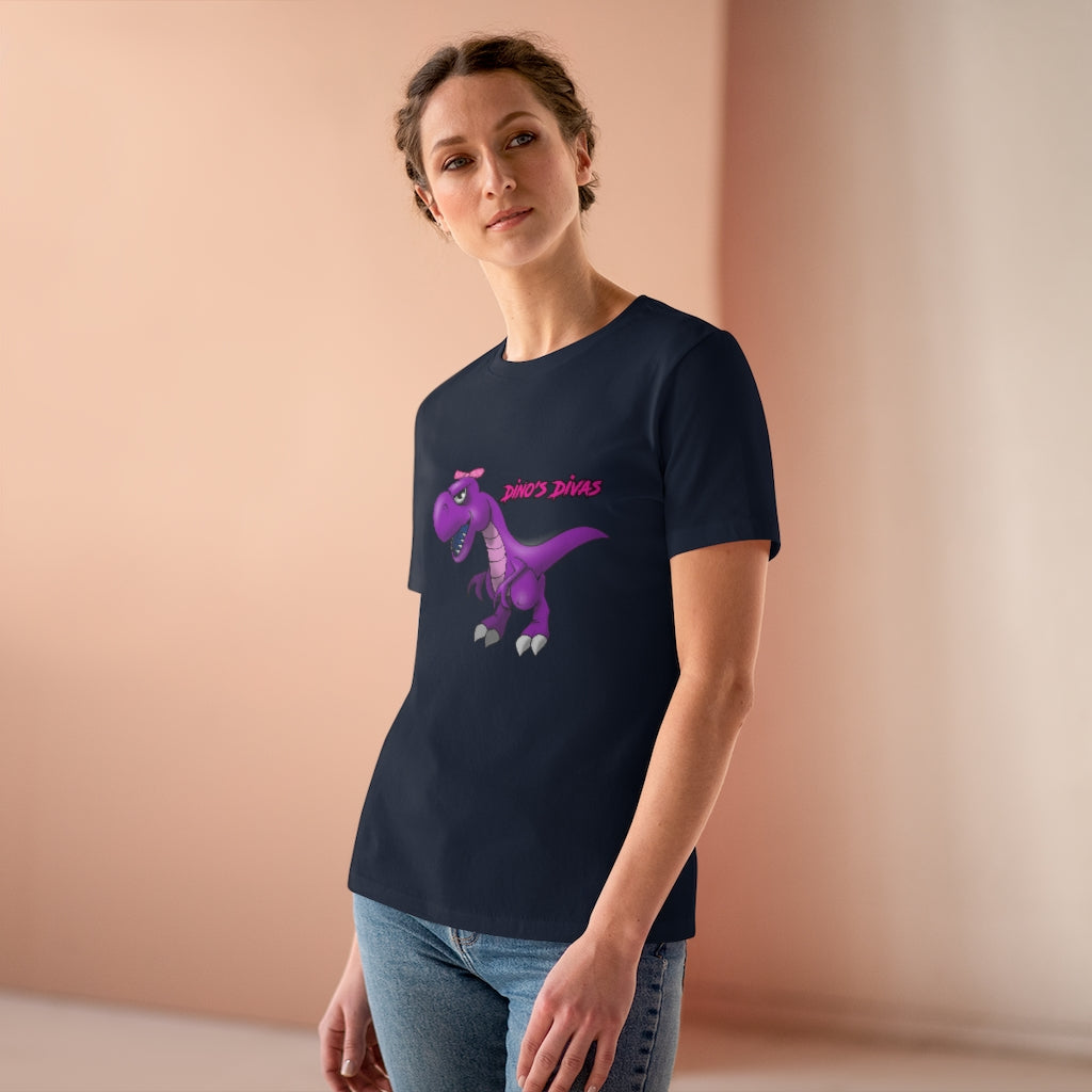 Dino's Divas Women's DinoRC Logo Premium Tee