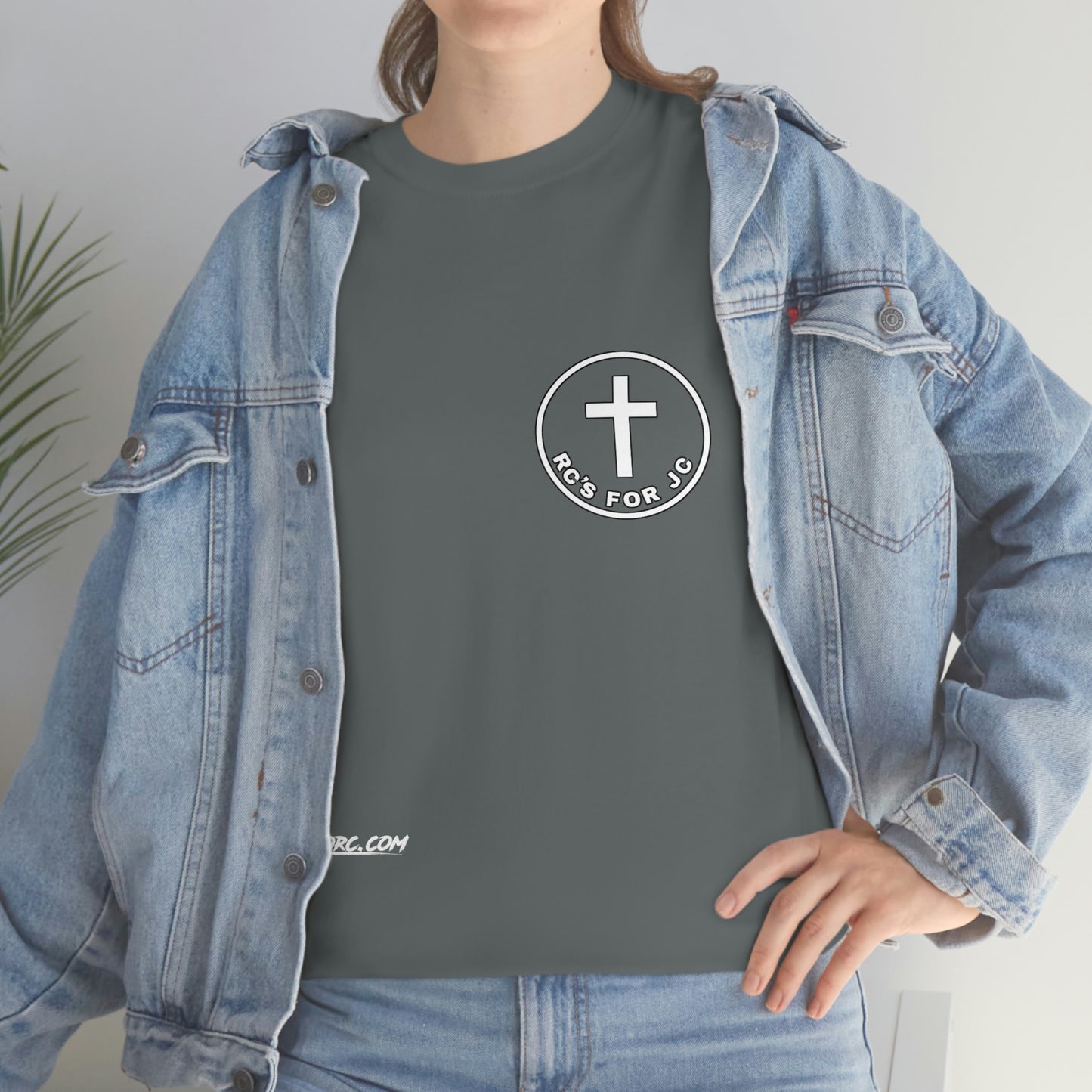 RCSFORJC White Logo Front Back T-Shirt 10 colors S-5x