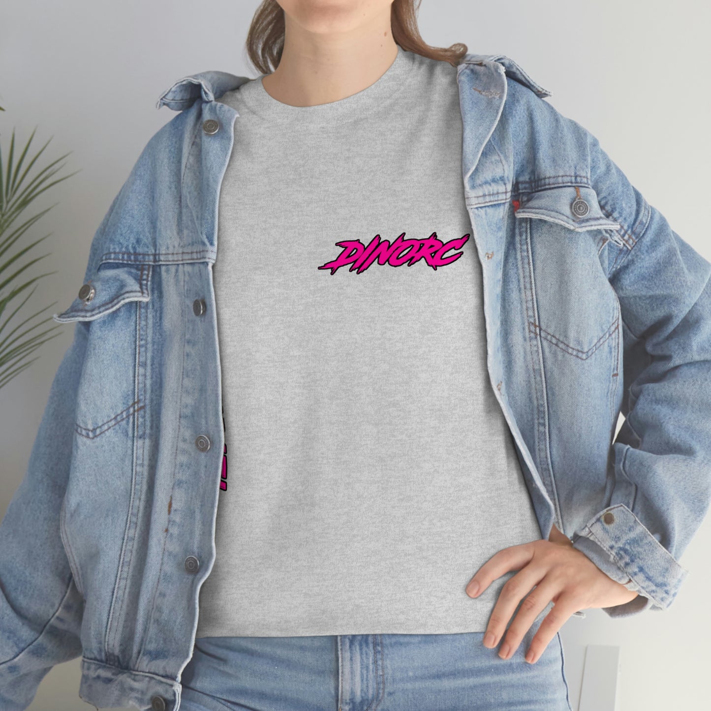 Vertical Team Driver Dino's Divas Front and Back DinoRc Logo T-Shirt S-5x 5 colors