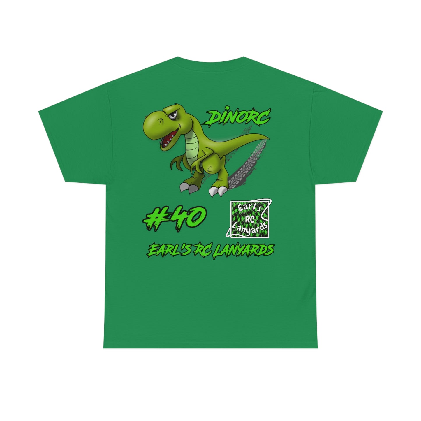 Team Driver Earl's RC Lanyards Front and Back DinoRc Logo T-Shirt S-5x 5 colors