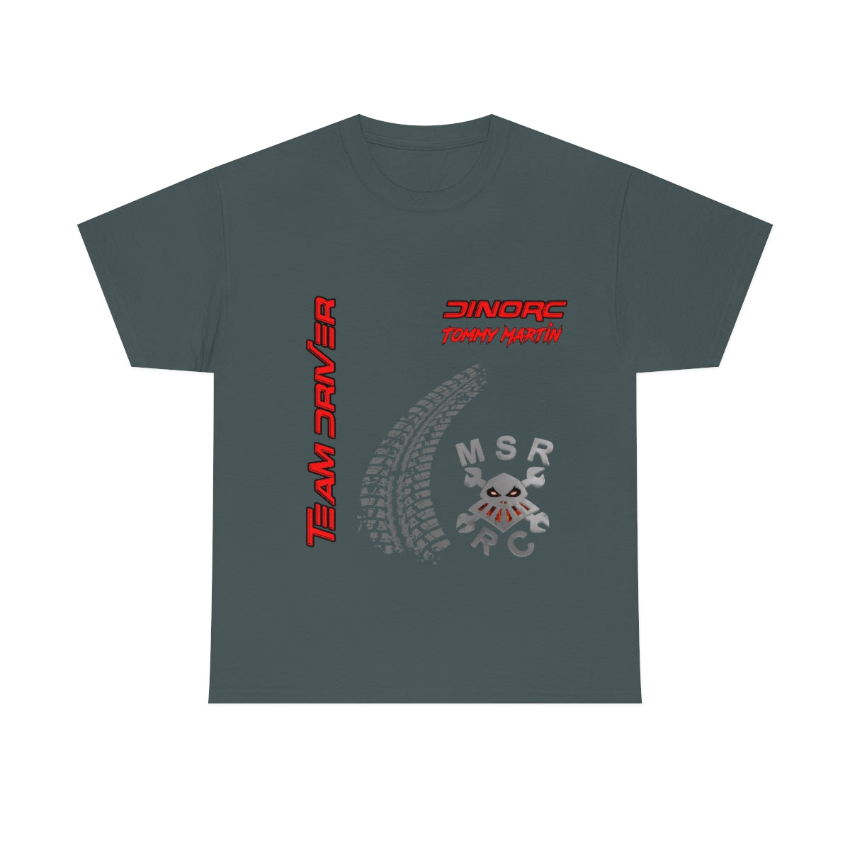 Team Driver Tommy Martin MSR RC Front and Back DinoRc Logo T-Shirt S-5x 5 colors