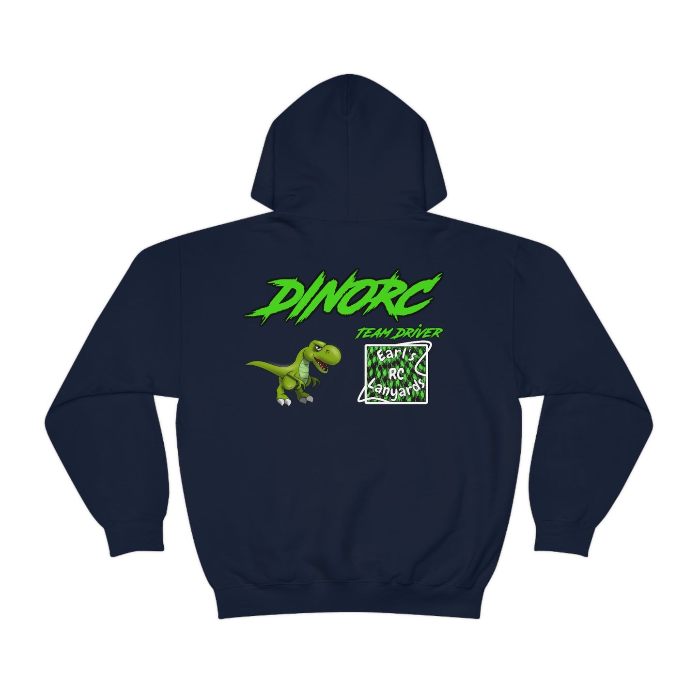 Team Driver Earl's RC Lanyards DinoRC Logo Hooded Sweatshirt Heavy Blend™ Hooded Sweatshirt