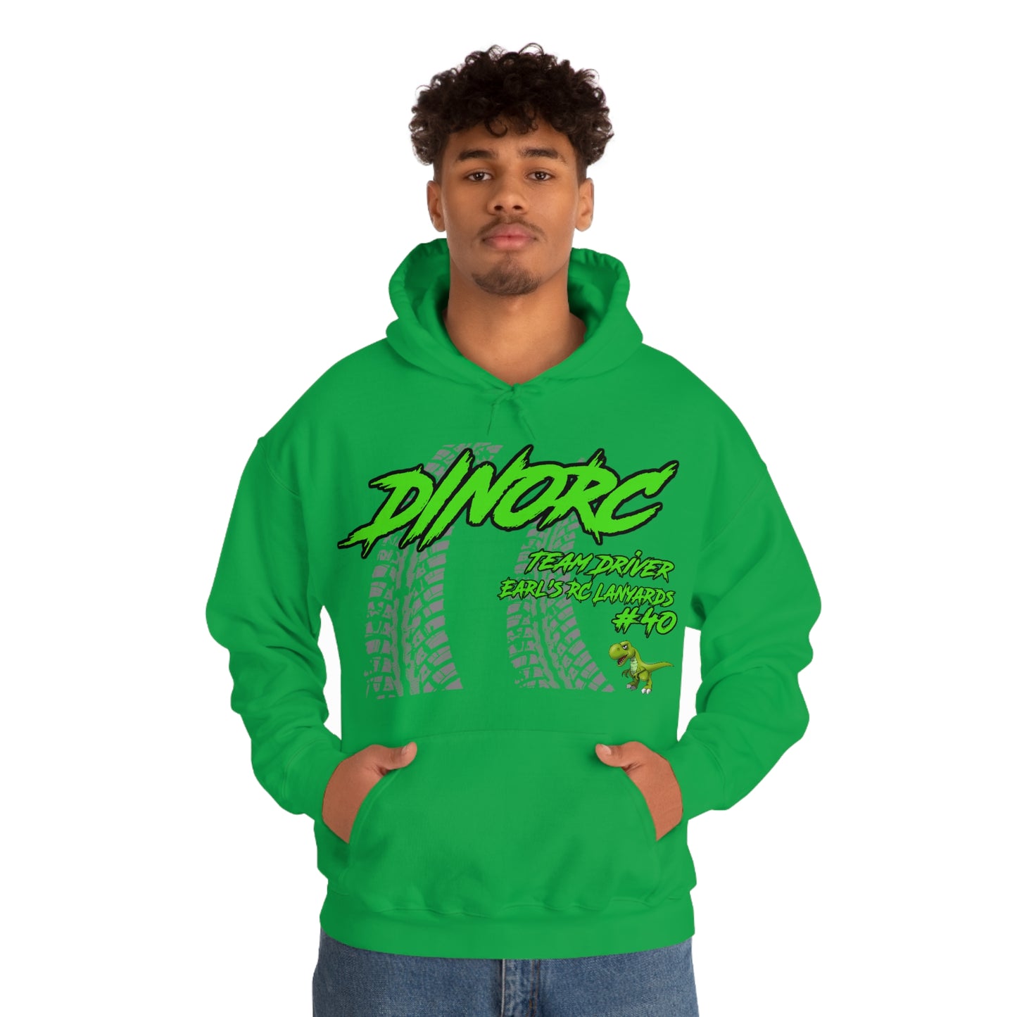 Team Driver Earl's RC Lanyards DinoRC Logo Hooded Sweatshirt Heavy Blend™ Hooded Sweatshirt