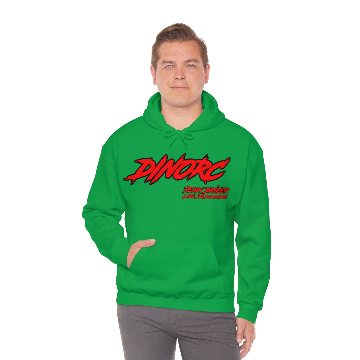 Tean Driver Lane Seldomridge DinoRC Logo Hooded Sweatshirt Heavy Blend™ Hooded Sweatshirt