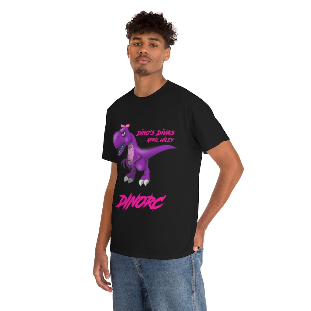 April Wiley Team Driver Dino's Divas DinoRc Logo T-Shirt S-5x