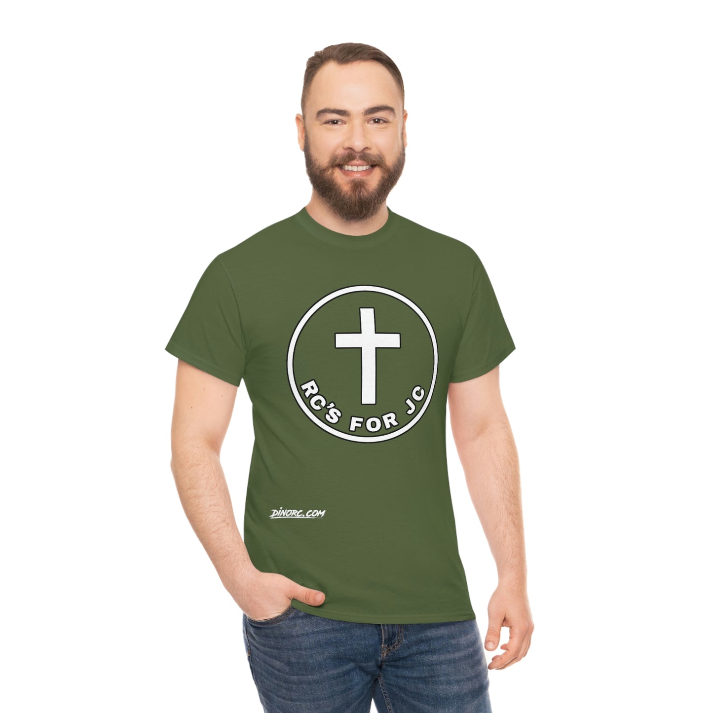 RCSFORJC White Logo 10 color Front only T-Shirt 10 colors S-5x