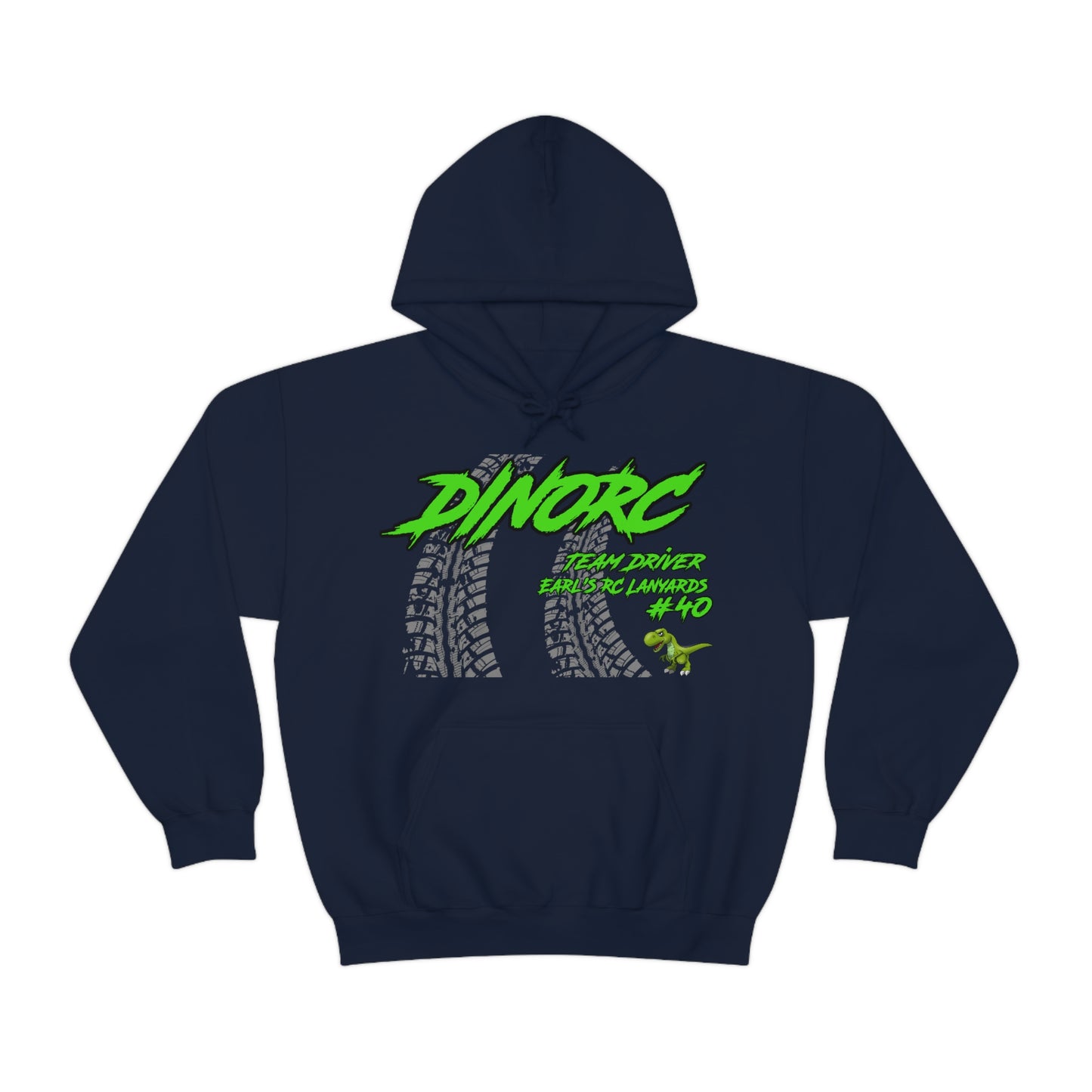 Team Driver Earl's RC Lanyards DinoRC Logo Hooded Sweatshirt Heavy Blend™ Hooded Sweatshirt