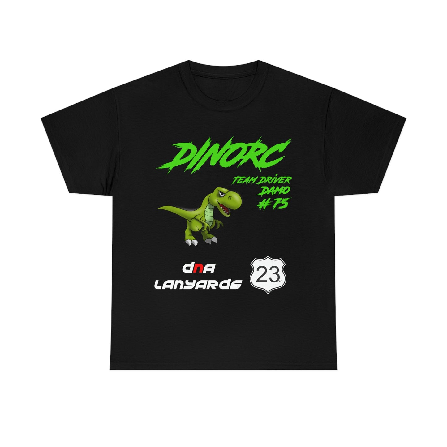 Team Driver DNA Lanyards Front and Back DinoRc Logo T-Shirt S-5x 5 colors