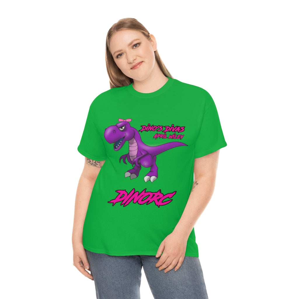 April Wiley Team Driver Dino's Divas DinoRc Logo T-Shirt S-5x