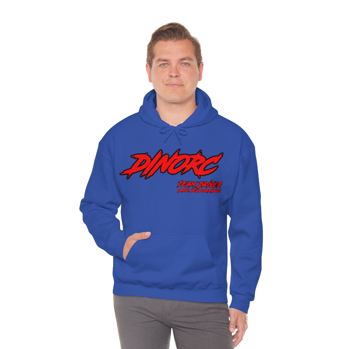 Tean Driver Lane Seldomridge DinoRC Logo Hooded Sweatshirt Heavy Blend™ Hooded Sweatshirt