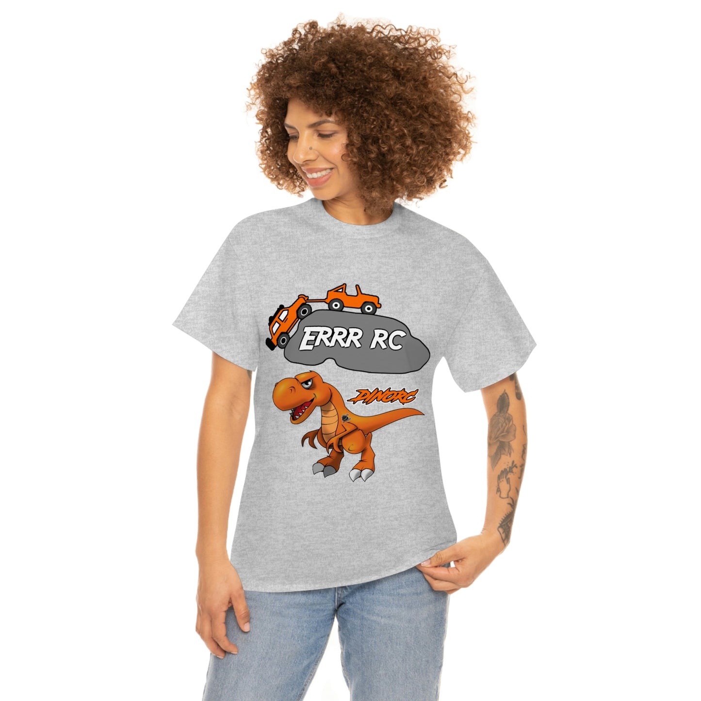 ERRR RC DinoRC Team Driver Jordan Miller Front and Back DinoRc Logo T-Shirt S-5x 5 colors