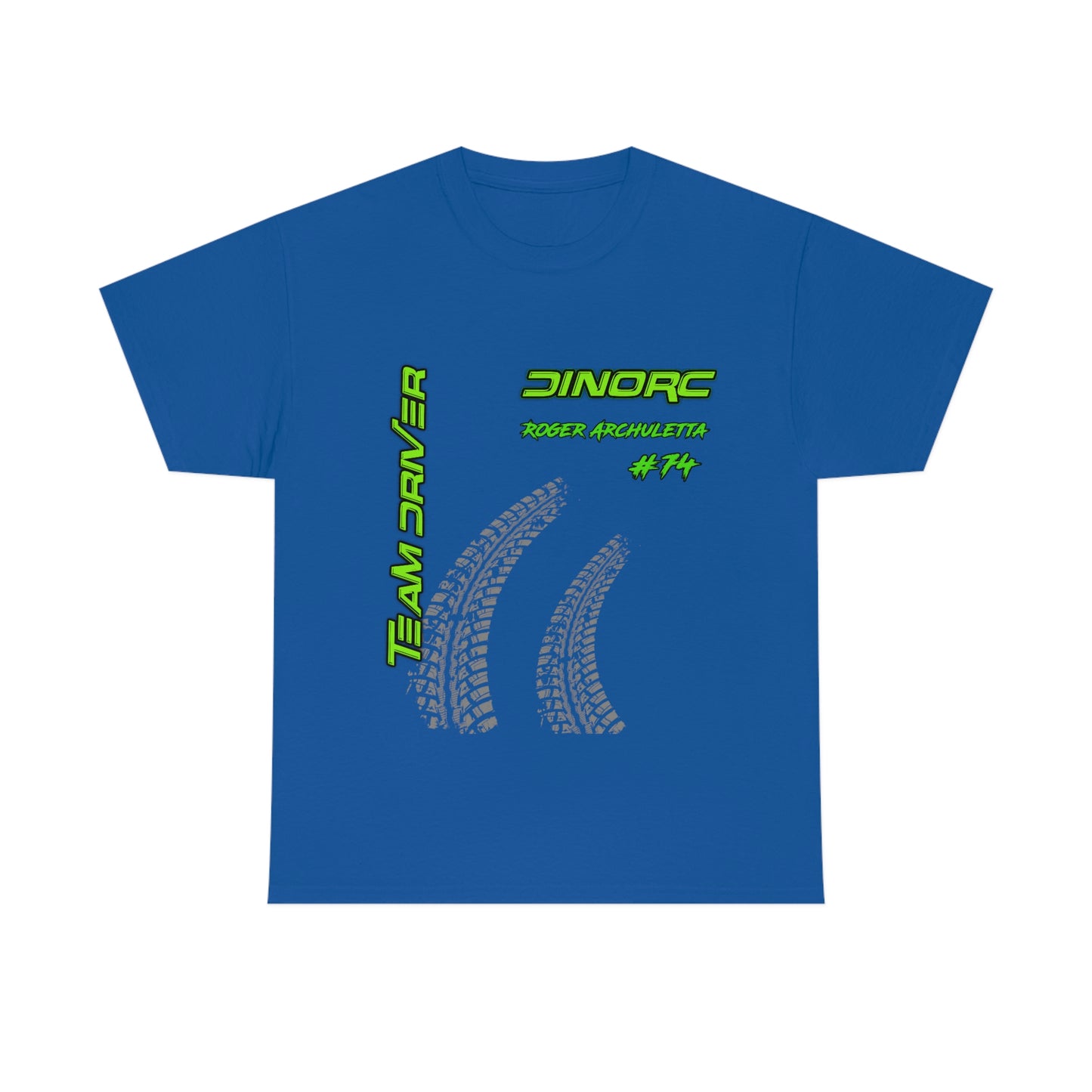 Team Driver Roger Archuletta Front and Back DinoRc Logo T-Shirt S-5x 5 colors
