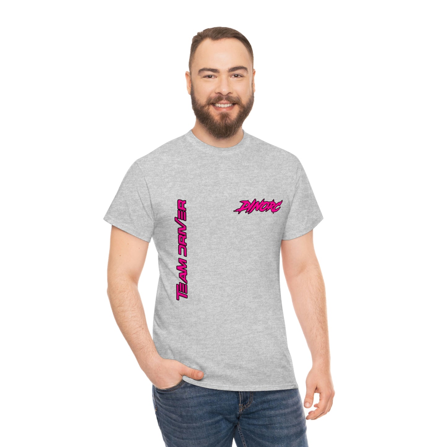 Vertical Team Driver Dino's Divas Front and Back DinoRc Logo T-Shirt S-5x 5 colors