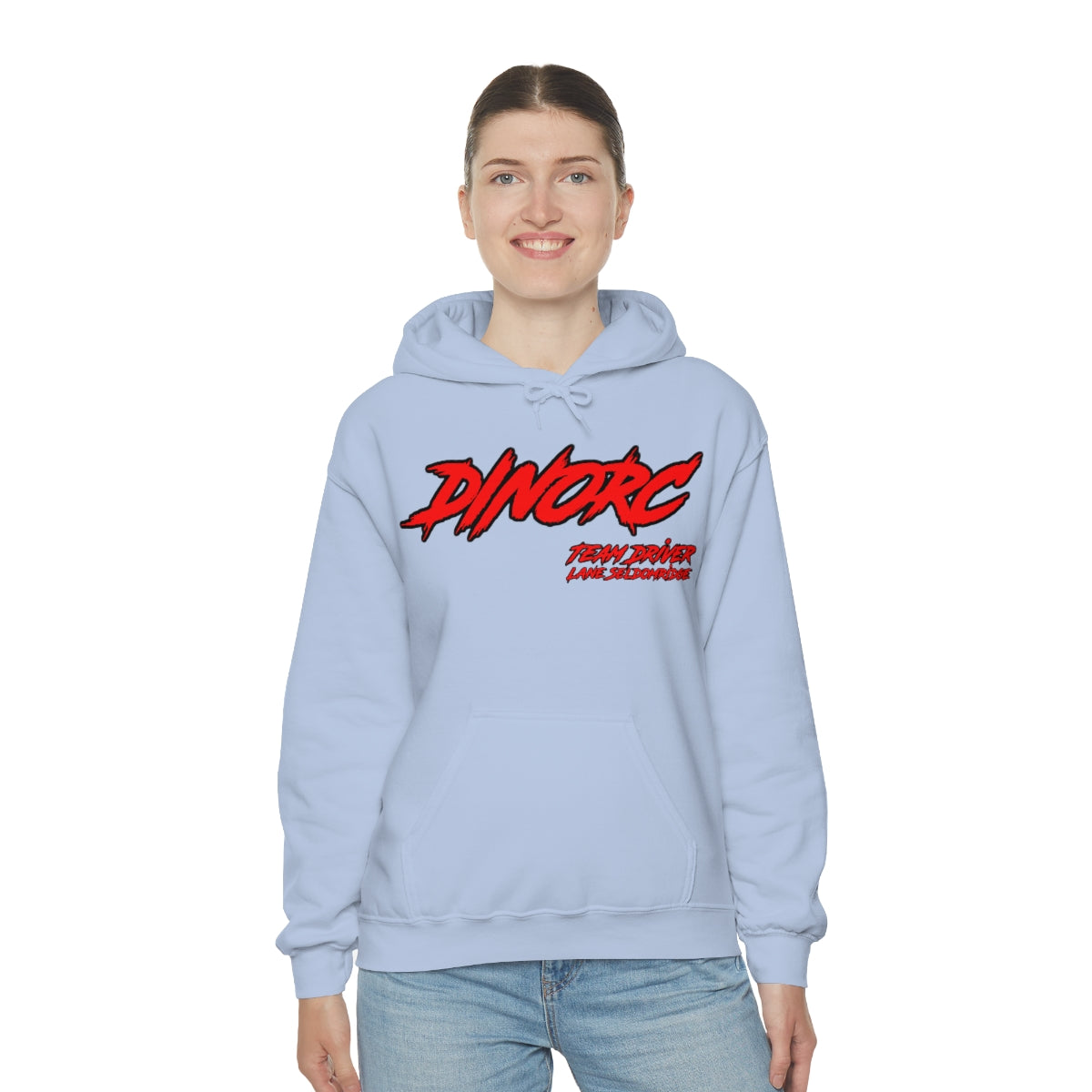 Tean Driver Lane Seldomridge DinoRC Logo Hooded Sweatshirt Heavy Blend™ Hooded Sweatshirt